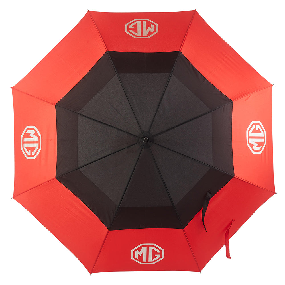 MG Double Layer Golf Umbrella - Black/Red