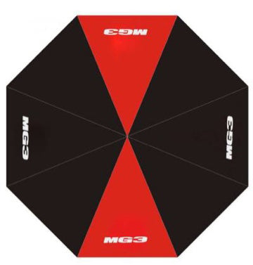 New MG3 Red Stripe Golf Umbrella