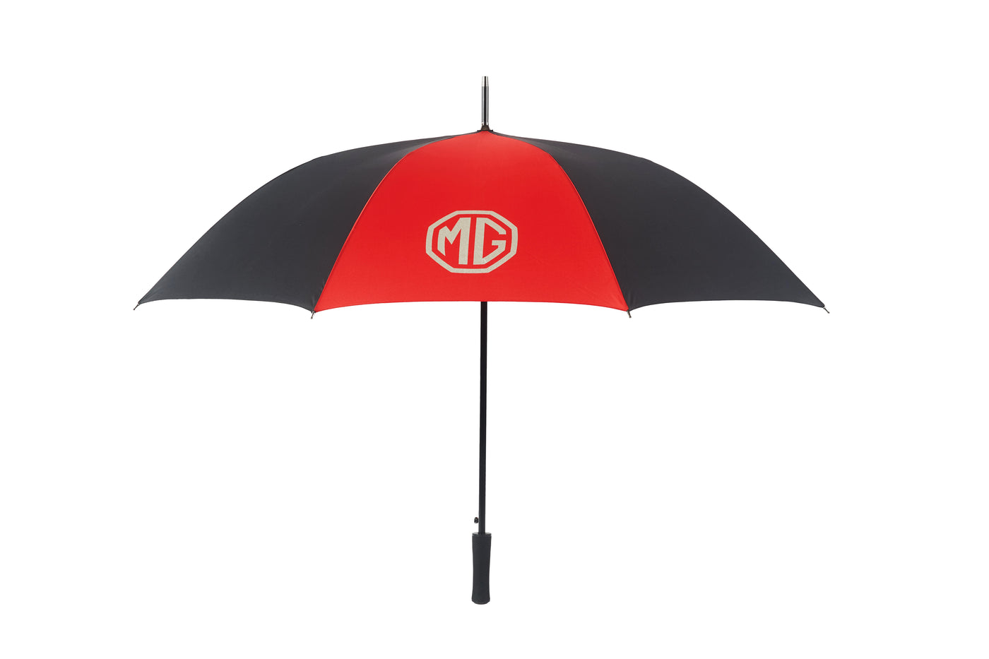 Red Stripe Black MG Golf Umbrella