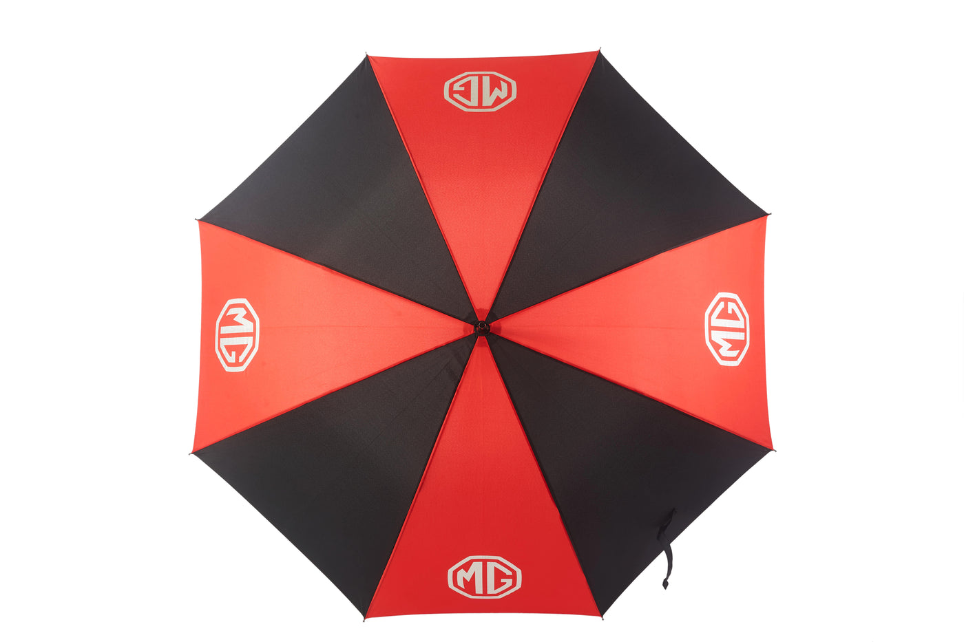 Black/Red Alternating MG Golf Umbrella