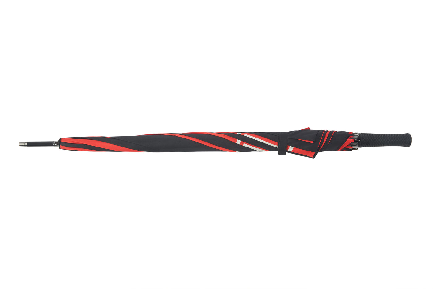 Black/Red Alternating MG Golf Umbrella
