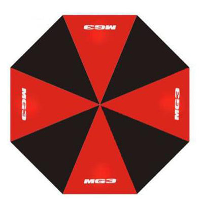 New MG3 Black/Red Alternating Golf Umbrella